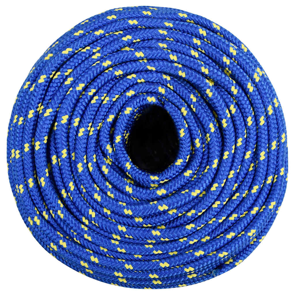 Lina łodzi vidaxl 10 mm 100 m Polipropylen Blue