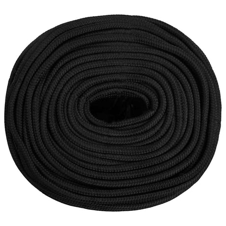 Lina do łodzi Vidaxl 6 mm 100 m, polipropylenowa, czarna