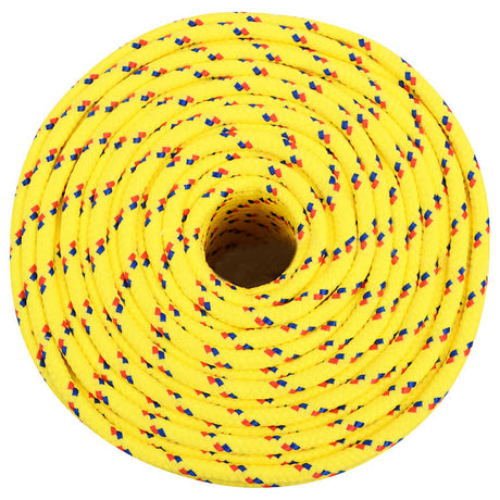 Lina do łodzi Vidaxl 6 mm 500 m, polipropylenowa, żółta