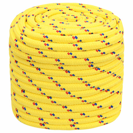 Lina do łodzi Vidaxxl 16 mm 25 m, polipropylenowa, żółta