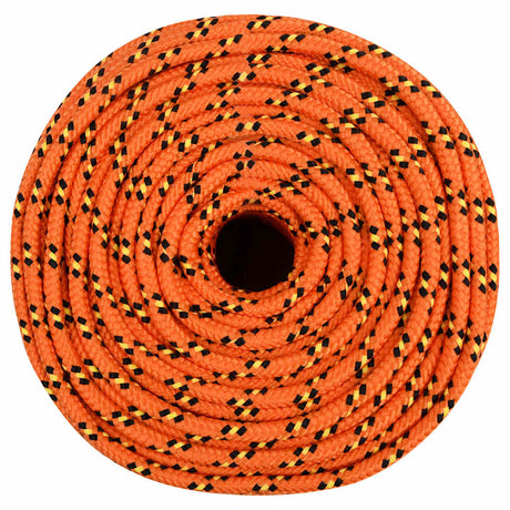 Lina do łodzi Vidaxxl 10 mm 25 m, polipropylenowa, pomarańczowa
