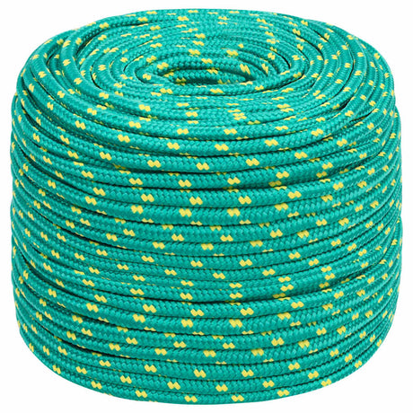 Lina łodziowa Vidaxxl 10 mm 50 m, polipropylenowa, zielona