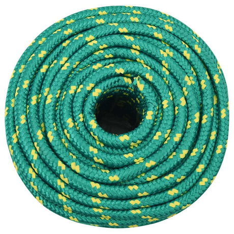 Lina łodziowa Vidaxxl 12 mm 25 m, polipropylenowa, zielona