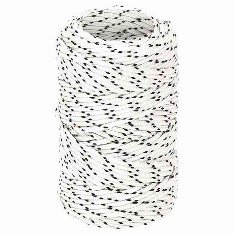 Vidaxl Boat Rope pleciony 2 mmx50 m poliestrowy biały