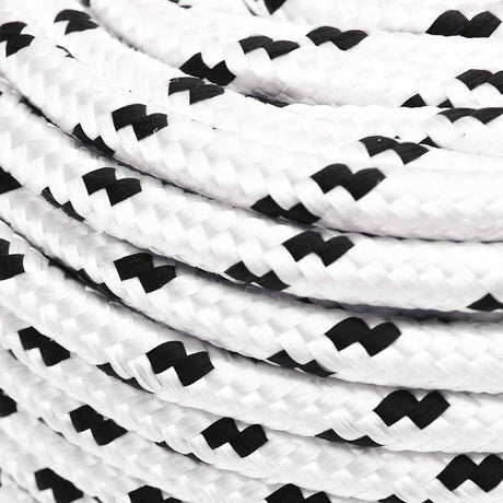 Vidaxl Boat Rope pleciony 8 mmx25 m poliestrowy biały