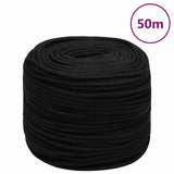 Lina robocza Vidaxx 8 mm 50 m poliester czarna