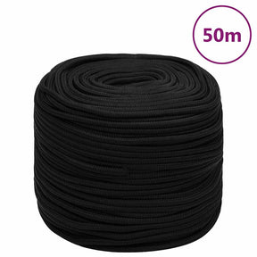 Lina robocza Vidaxx 8 mm 50 m poliester czarna