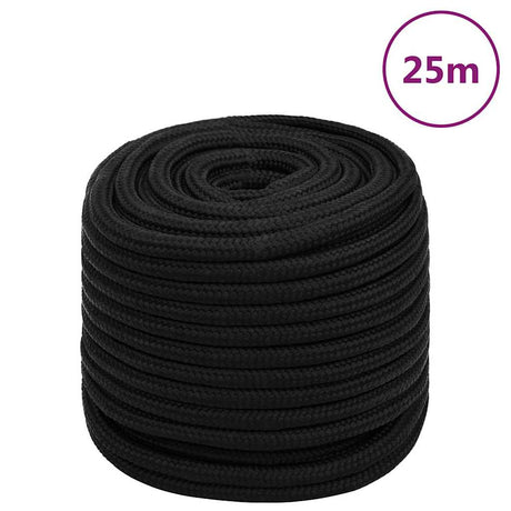 Lina robocza Vidaxx 18 mm 25 m poliester czarna