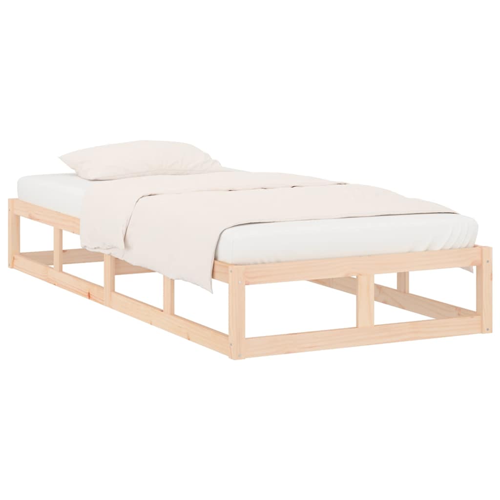 Vidaxl bedframe massief hout 100x200 cm
