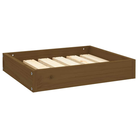 Vidaxl Dog Bask 51,5x44x9 cm stałe sosny miód brązowy