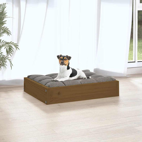 Vidaxl Dog Bask 51,5x44x9 cm stałe sosny miód brązowy