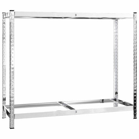 Stojaki na opony vidaxl 2-warstwowe 2 szt. 110x40x110 cm stalowe srebrne