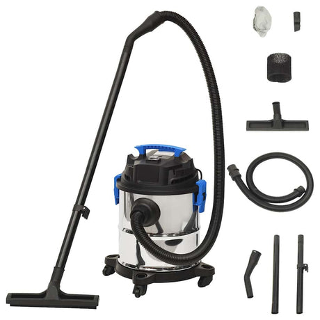 Odkurzacz do pracy na mokro i na sucho Vidaxx 1200 w 20 l w kolorze srebrnym