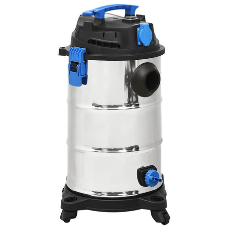 Odkurzacz do pracy na mokro i na sucho Vidaxx 1200 w 30 l w kolorze srebrnym