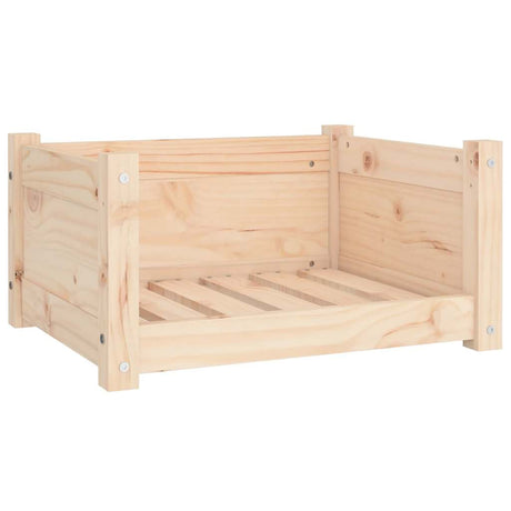 Legowisko dla psa Vidaxxl 55,5x45,5x28 cm z litego drewna sosnowego