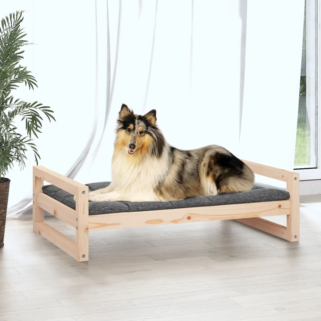 Kosz dla psów Vidaxl 95.5x65.5x28 cm stałą sosnę