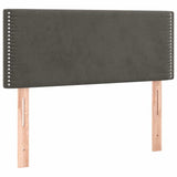 Vidaxl hoofdbord 80x5x78 88 cm fluweel donkergrijs