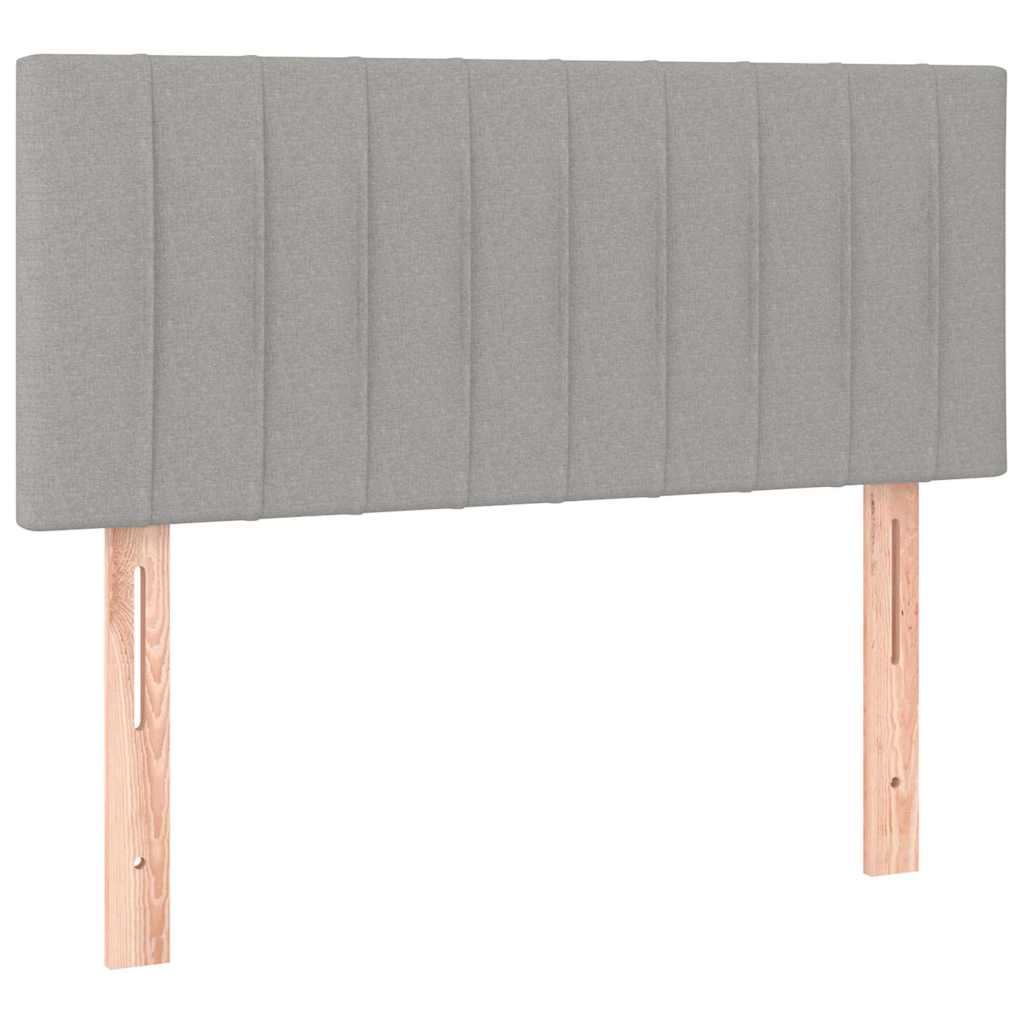 Vidaxl hoofdbord 80x5x78 88 cm stof lichtgrijs
