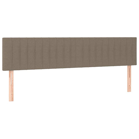Vidaxl hoofdborden 180x5x78 88 cm stof taupe