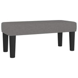 Vidaxl bankje 70x30x30 cm stof donkergrijs
