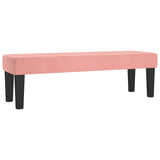 Vidaxl bankje 100x30x30 cm fluweel roze