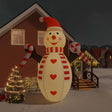 Vidaxl Snowman nadmuchiwa z diodami LED 630 cm