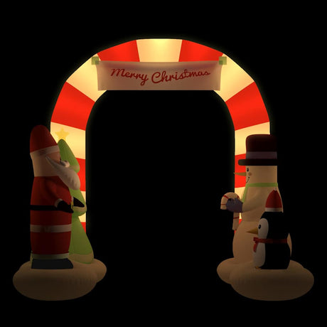 Vidaxl Christmas Arch nadmuchiwa z diodami diodami 260 cm