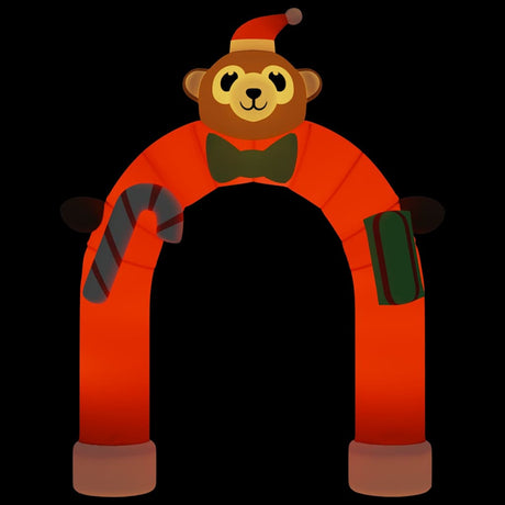 Vidaxl Christmas Arch nadmuchiwa z diodami LED 380 cm