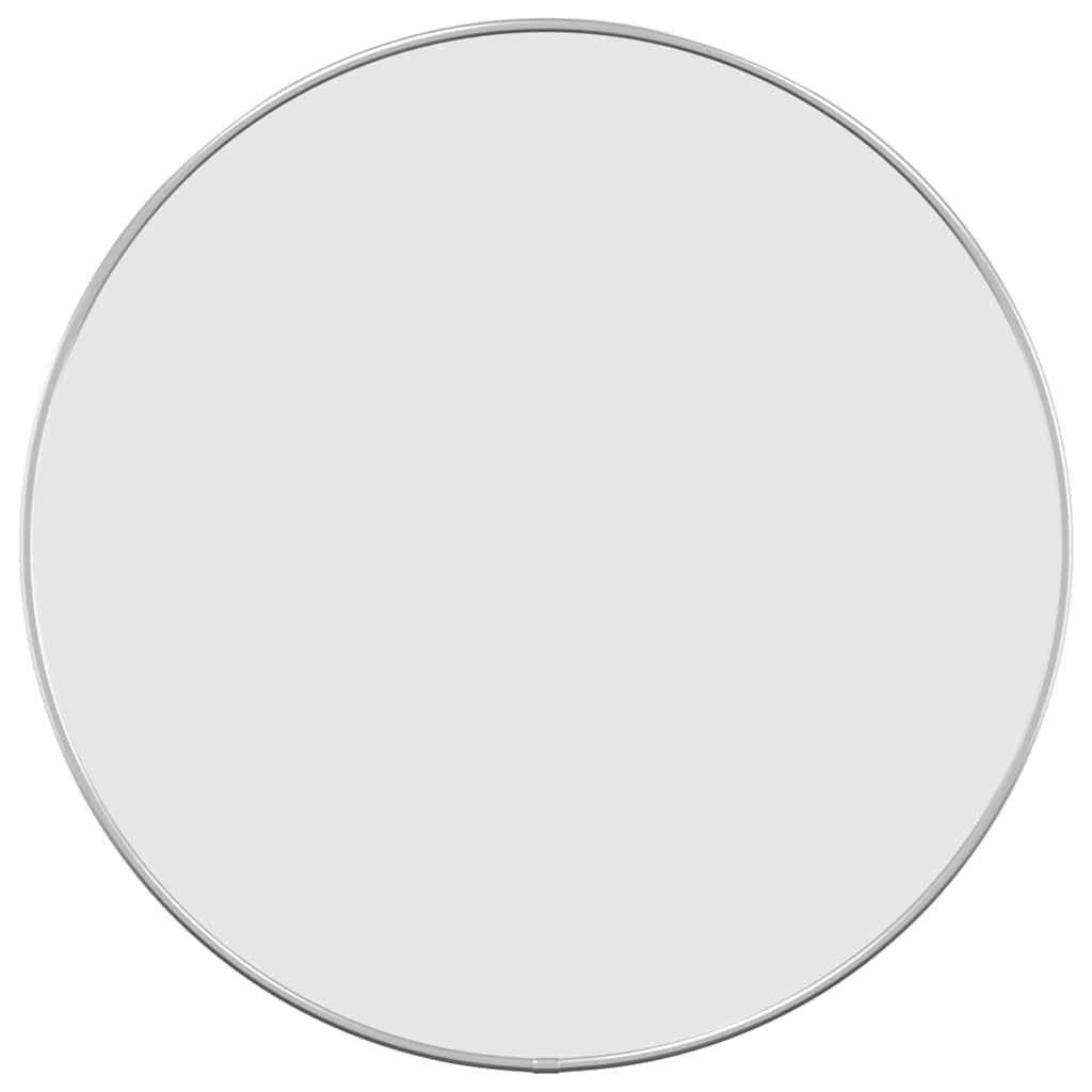 Lusterka ścienna vidaxl okrągły Ø50 cm srebrny