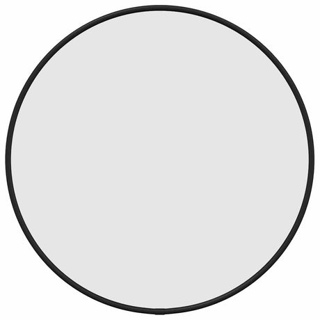 Lusterka ścienna vidaxl okrągła Ø40 cm czarna