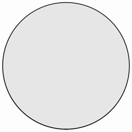 Lusterka ścienna vidaxl okrągła Ø60 cm czarna