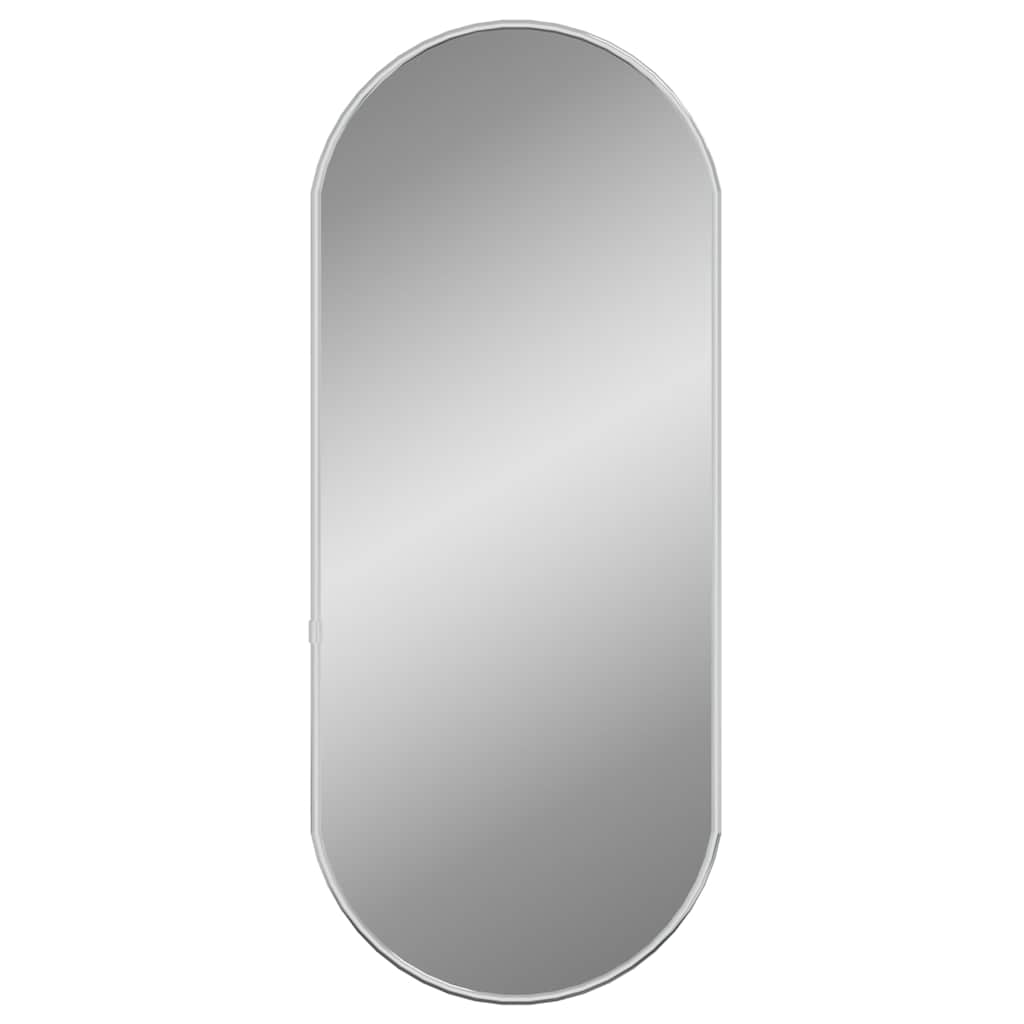 Vidaxl Wall Mirror 60x25 cm owalny srebrny kolor