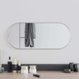 Vidaxl Wall Mirror 60x25 cm owalny srebrny kolor