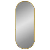 Vidaxl Wall Mirror 60x25 cm owalny złoty kolor