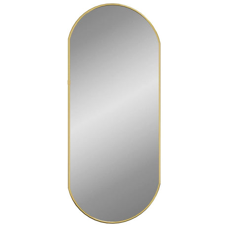 Lustro ścienne Vidaxx 70x30 cm owalne w kolorze złotym