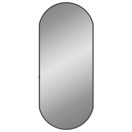 Vidaxl Wall Mirror 70x30 cm owalny czarny