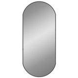 Vidaxl Wall Mirror 80x35 cm owalny czarny