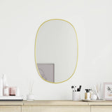Vidaxl Wall Mirror 50x35 cm złota