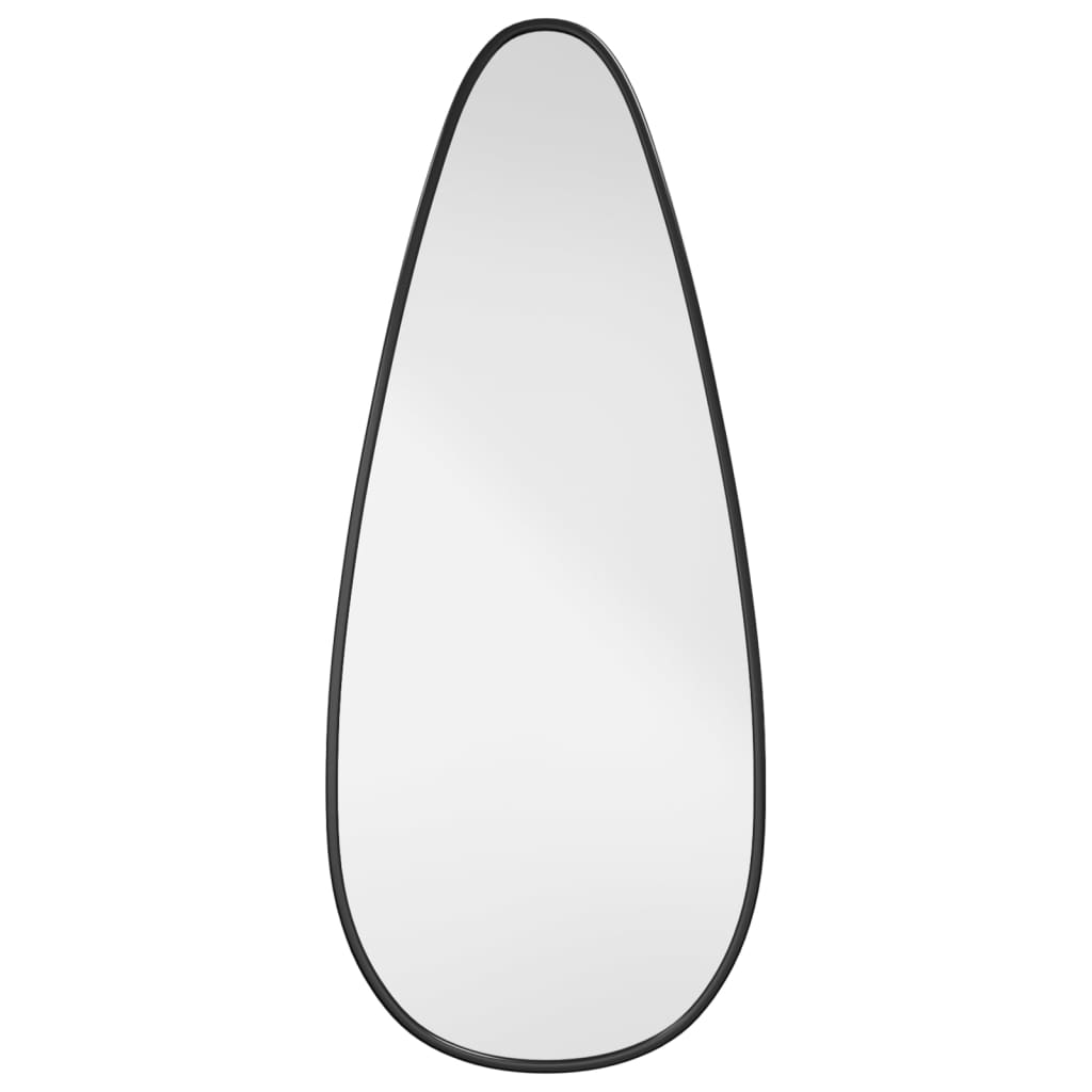 VidaXL Lustro ścienne 60x25 cm, czarne