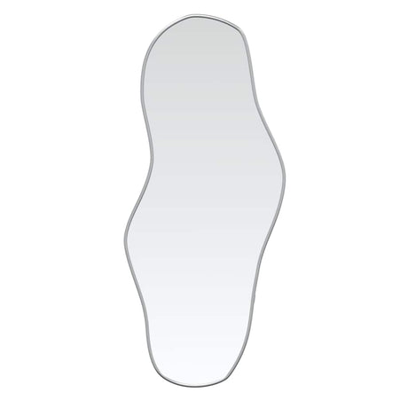 Lustro ścienne Vidaxx 80x35 cm w kolorze srebrnym