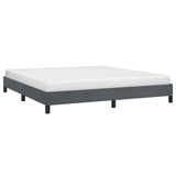 Vidaxl bedframe zonder matras donkergrijs 193x203 cm kingsize fluweel