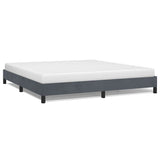 Vidaxl bedframe zonder matras donkergrijs california king-formaat fluweel