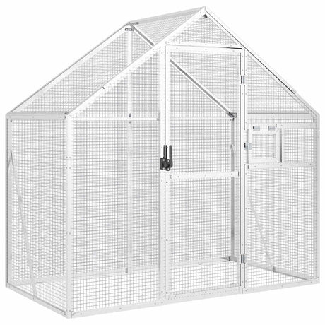 Woliera Vidaxx 179x100x185 m aluminiowa srebrna