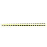 Vidaxl Corner Protectors 2 ST 4,5x4,5x104 cm PU żółty i czarny
