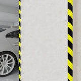 Vidaxl Corner Protectors 2 ST 4,5x4,5x104 cm PU żółty i czarny