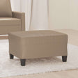 Vidaxl voetenbank 70x55x41 cm kunstleer cappuccino