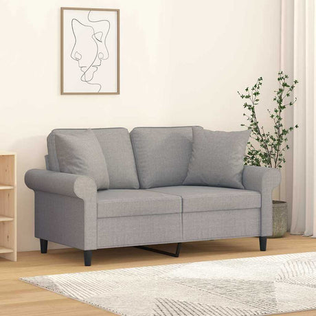 Vidaxl Dekoracyjne poduszki 2 St 40x40 cm materiał jasnoszary