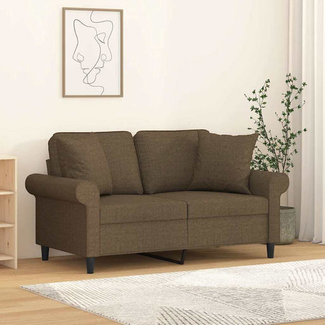 Vidaxl Dekoracyjne poduszki 2 St 40x40 cm Tkanina Brown