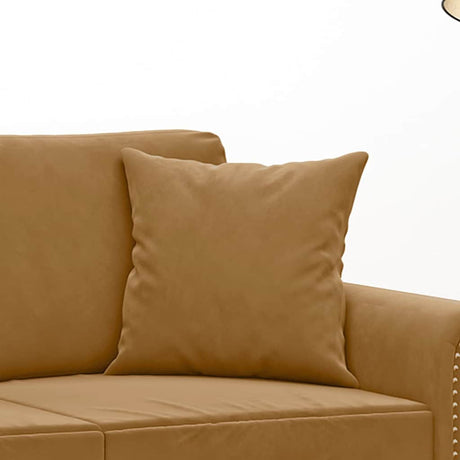 Vidaxl Dekoracyjne poduszki 2 St 40x40 cm Velvet Brown