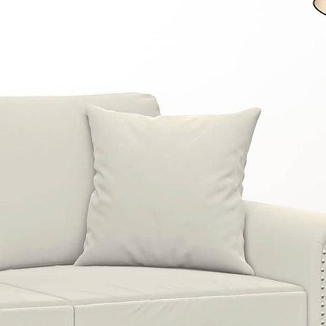 Vidaxl Dekoracyjne poduszki 2 St 40x40 cm Velvet Cream w kolorze